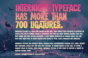 Internight Typeface - for Halloween, a Sans Serif Font by wubstudio (Thumbnail 3 of 10)