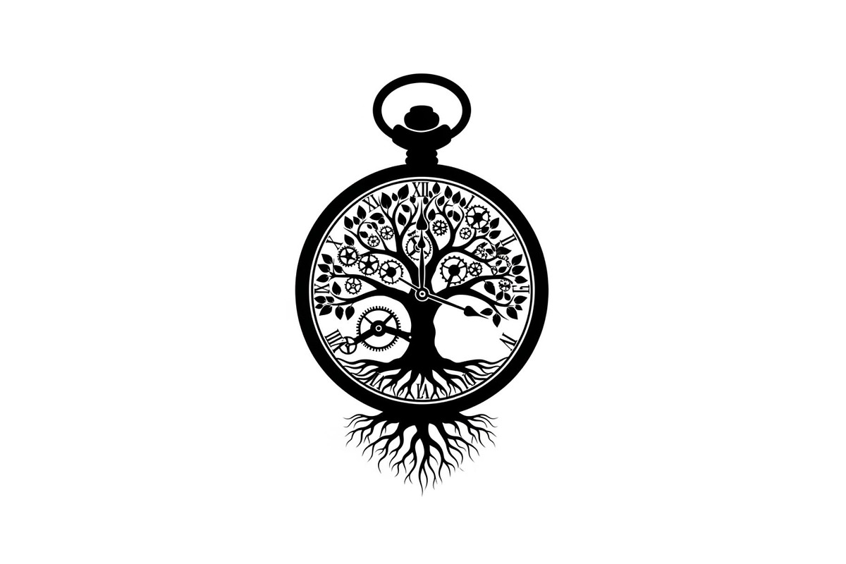 Steampunk Tree of Life Symbol Bundle, an Illustration by yasushie (Photo 9 of 31)