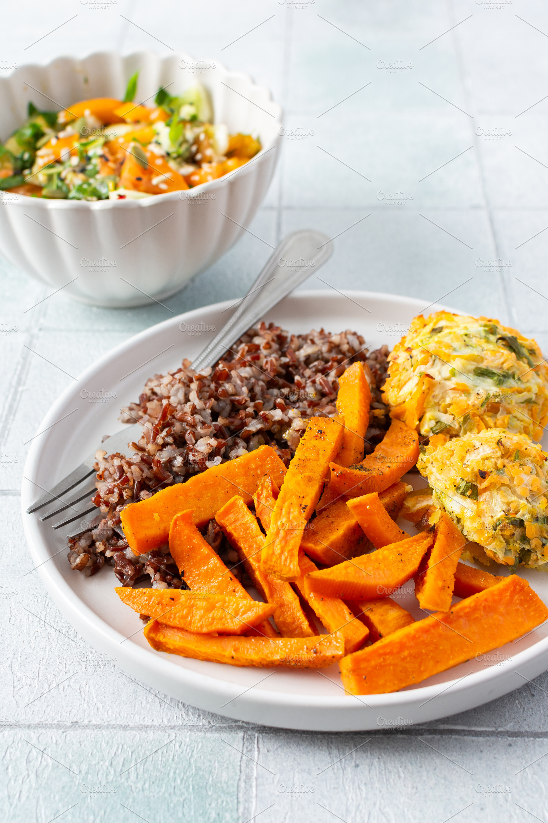 A healthy and filling meal, a Food & Drink Photo by Pundateam