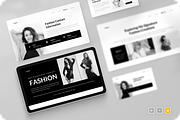 Black and White Fashion Google Slide, a Presentation Template by Annora Studio (Thumbnail 1 of 5)