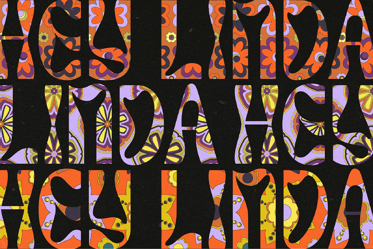 60s Vector Floral Patterns, a Pattern Graphic by angelainthefields (Photo 6 of 10)