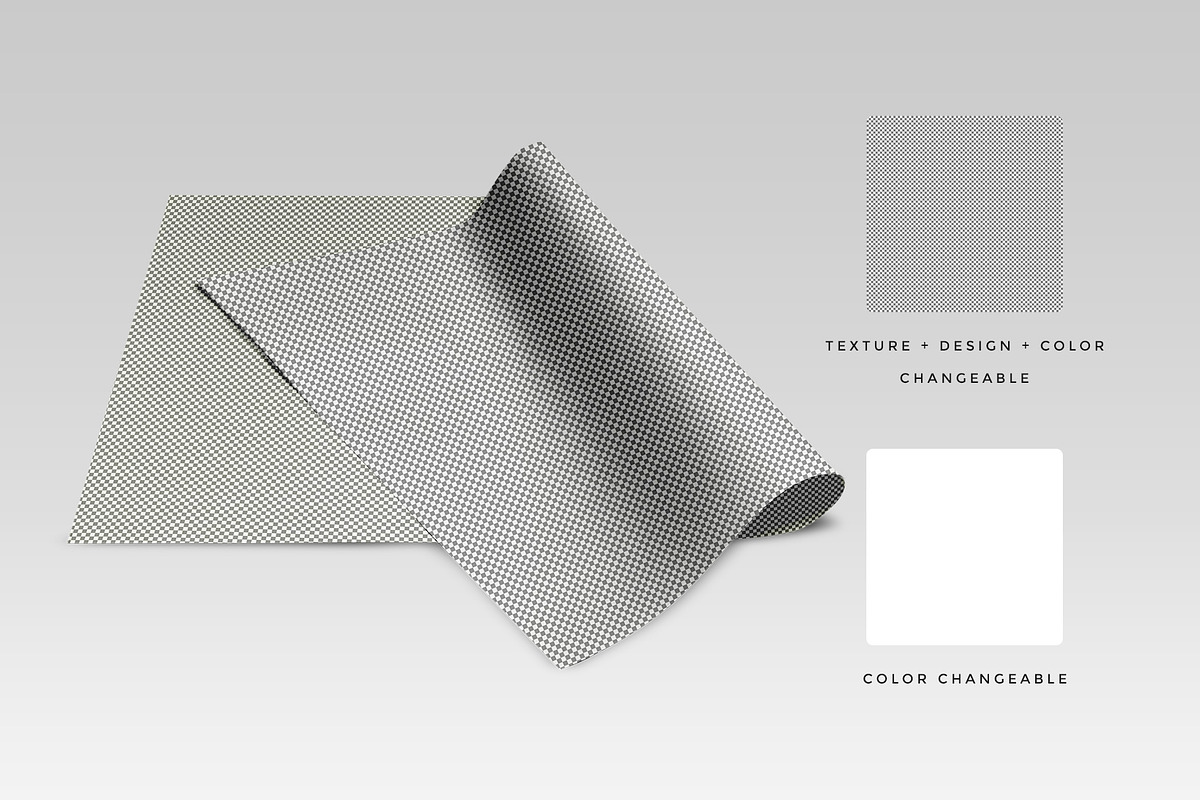 TopView Folded Wrapping Paper Mockup, a Product Mockup by Designertale (Photo 6 of 9)