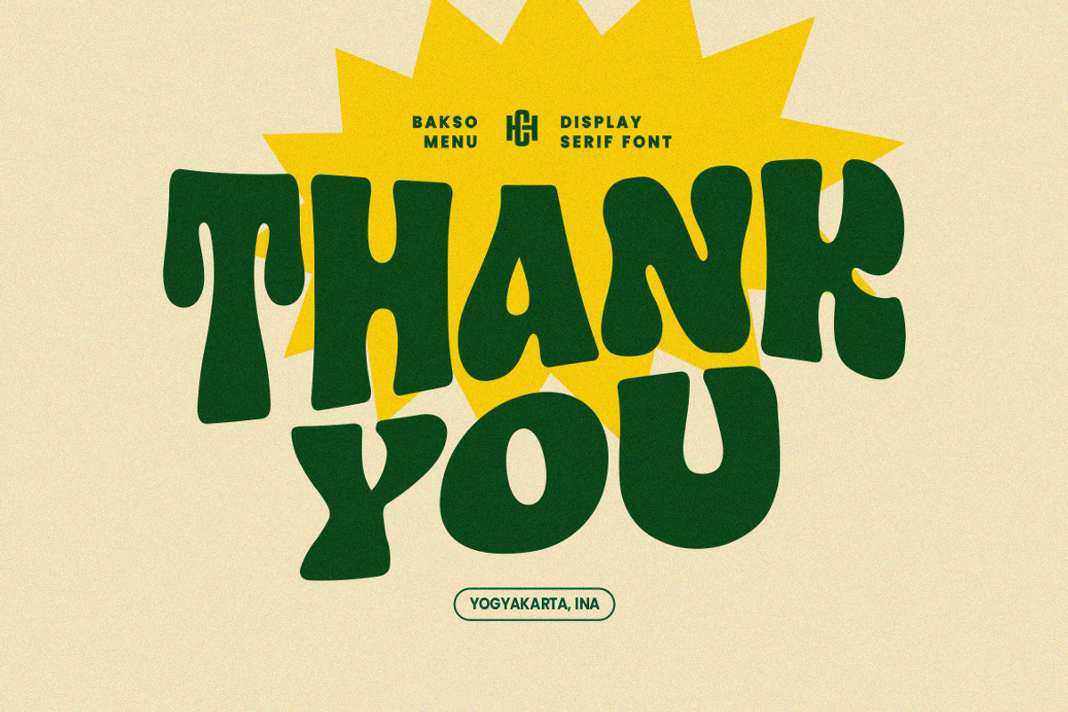 Bakso Menu Font, a Font by HansCo Studio (Photo 10 of 10)