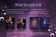Purple Spiritual Instagram Posts, a Social Media Template by Under My Cozy Roof (Thumbnail 7 of 9)