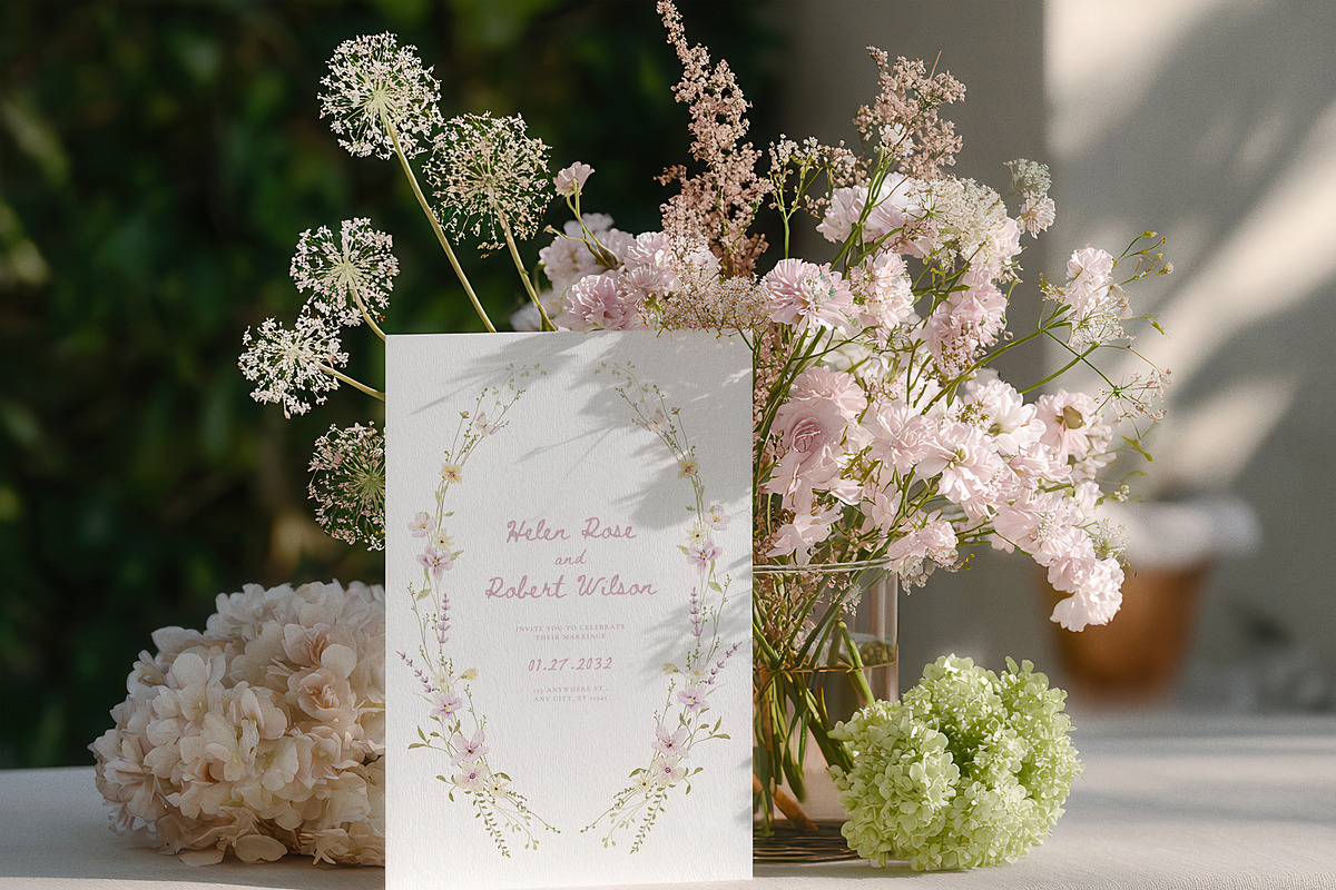 Watercolor Wildflower Garden, a Decorative Illustration by Altea Design Studio (Photo 6 of 18)