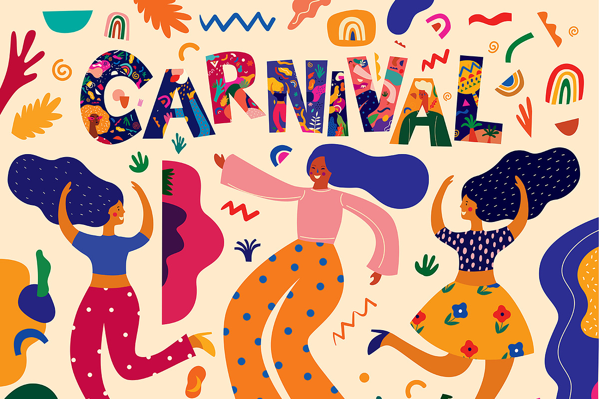 Carnival Holiday collection, a Decorative Illustration by MoleskoStudio (Photo 8 of 24)