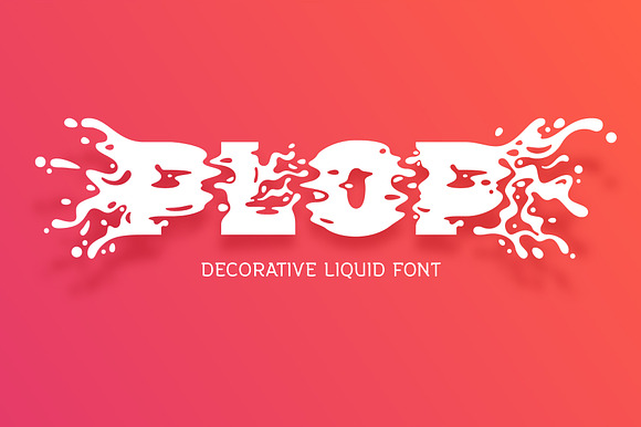 Plop liquid font preview 8