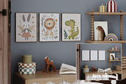 Vintage Nursery Frame Mockup Bundle, a Household Mockup by Artjafara (Thumbnail 8 of 15)