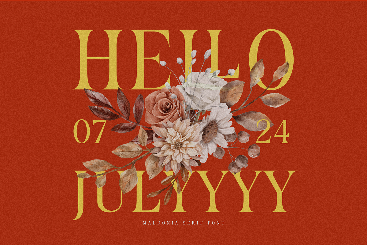 Fliren - Stylish Serif Font, a Serif Font by Sronstudio (Photo 3 of 16)