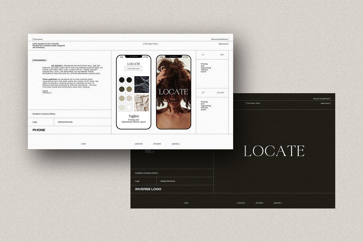 LOCATI Brand Guideline, a Presentation Template by Studio Elevate (Photo 6 of 11)