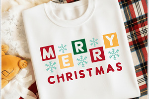 Merry Christmas SVG T-Shirt Design, a Pattern Graphic by crative8112