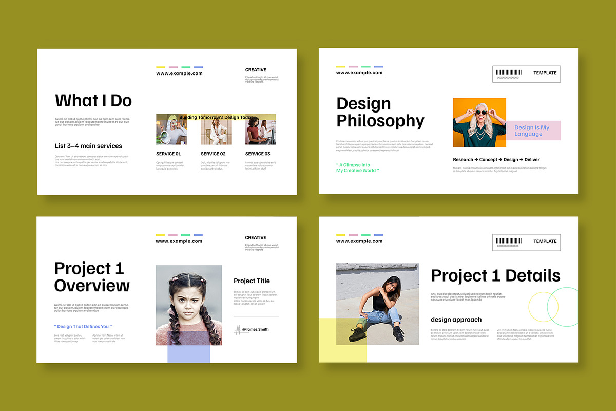 Clean Portfolio Presentation Slides, a Brochure Template by MightyDesign (Photo 2 of 8)