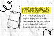 Scratchpad - Messy Handmade Font, a Handwritten Font by HipFonts (Thumbnail 4 of 6)