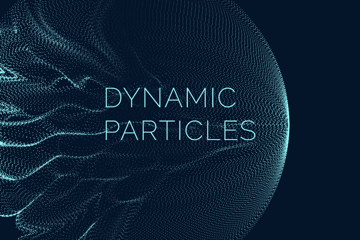 Dynamic particles background, an Object Graphic by alekseiderin (Photo 1 of 3)