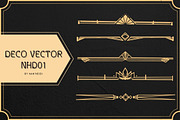 12 Deco Vector NHD 01 Procreate brus, a Brush Add-On by Nan'Heidi (Thumbnail 2 of 4)