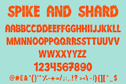 Spike and Shard font, a Font by Charlotte Breedon Design (Thumbnail 4 of 4)