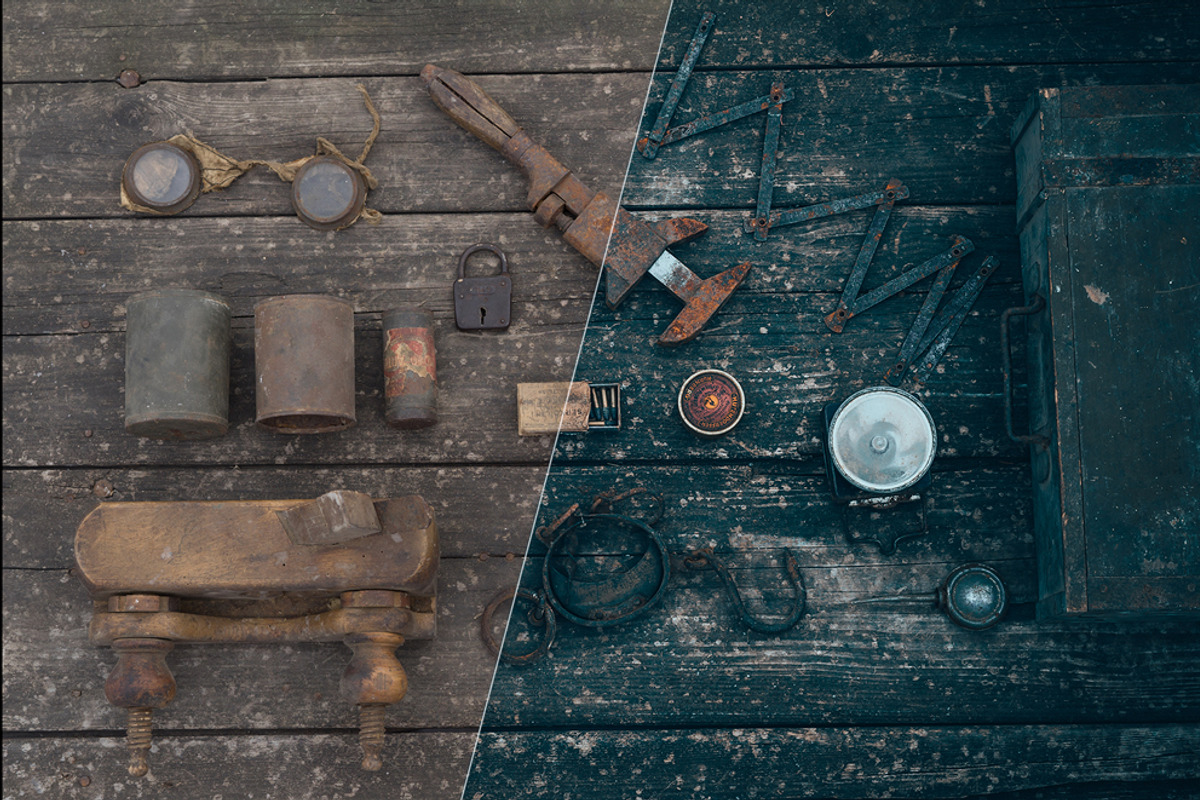 5 Lightroom Presets in dark tones preview 2