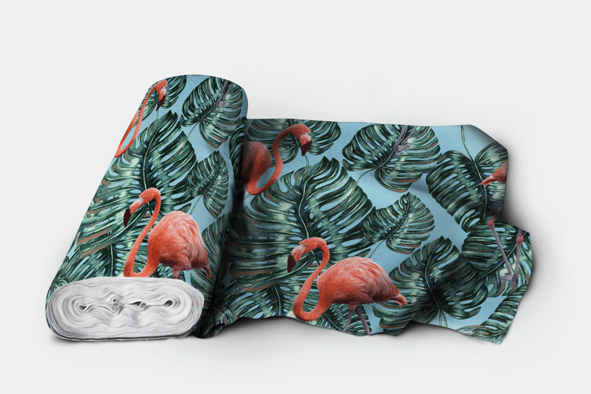 Flamingo Vector Seamless Pattern, a Pattern Graphic by Human-made. Made to feel. (Photo 3 of 4)