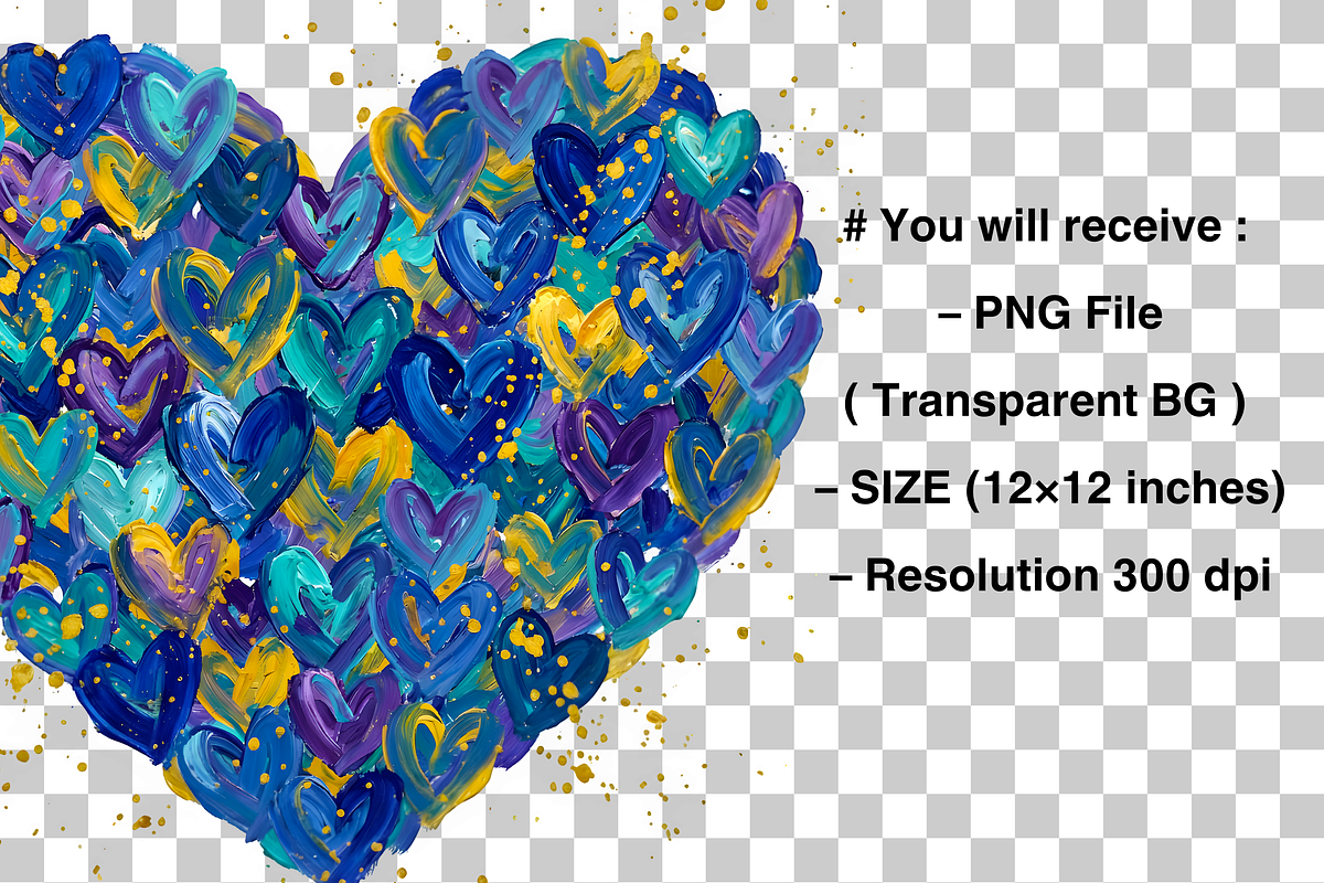 Down Syndrome Heart png, an Object Graphic by Clipart Bloom (Photo 3 of 3)