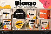 Bionzo _ Display Font, a Script Font by Wow Magic (Thumbnail 2 of 5)