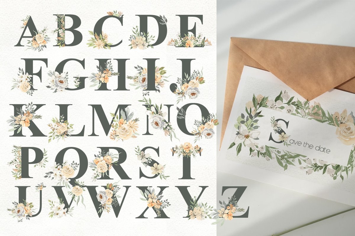 Vanilla summer. Watercolor flowers, a Decorative Illustration by Love Watercolor Store (Photo 6 of 6)
