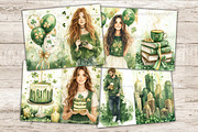 Lucky Junk Journal Pages, a Person Illustration by GlamArtZhanna (Thumbnail 4 of 10)