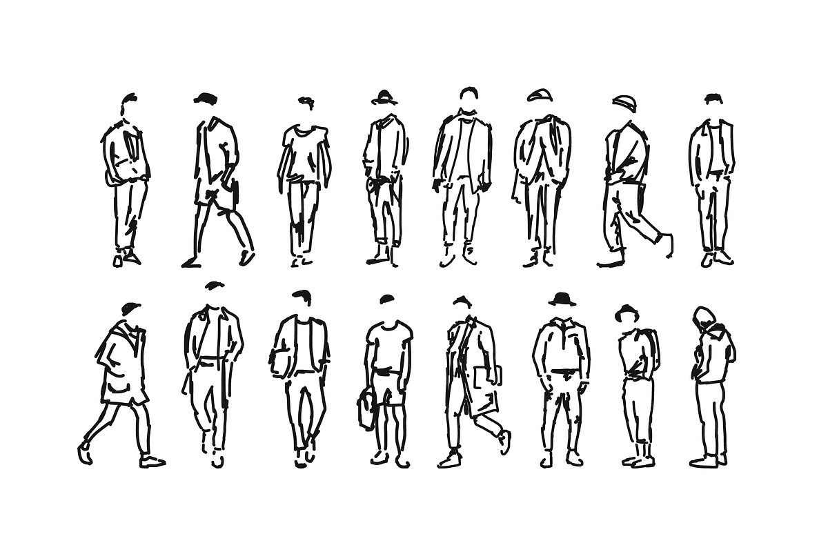 Urban men silhouettes, an Icon by yespr (Photo 2 of 3)