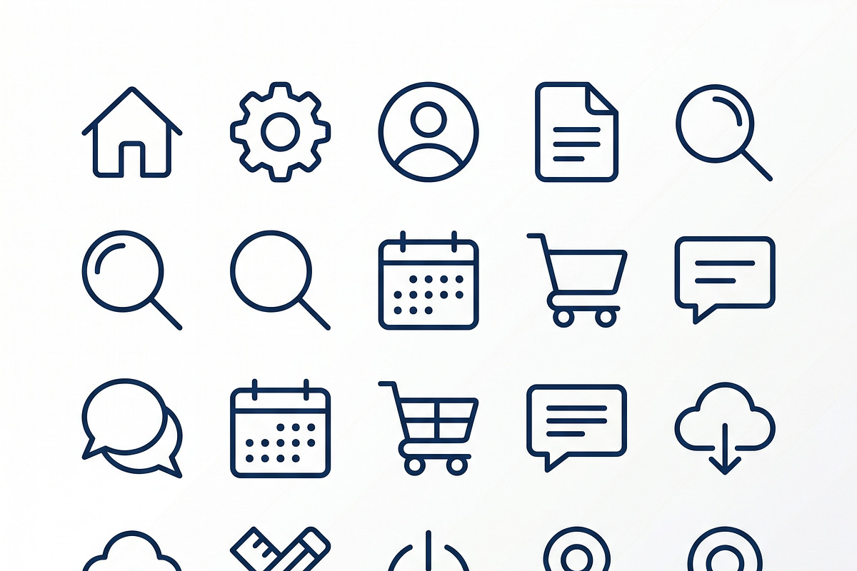 vector Bunles Designer Icon Set, an Outline Icon by adenpinkstore (Photo 10 of 14)
