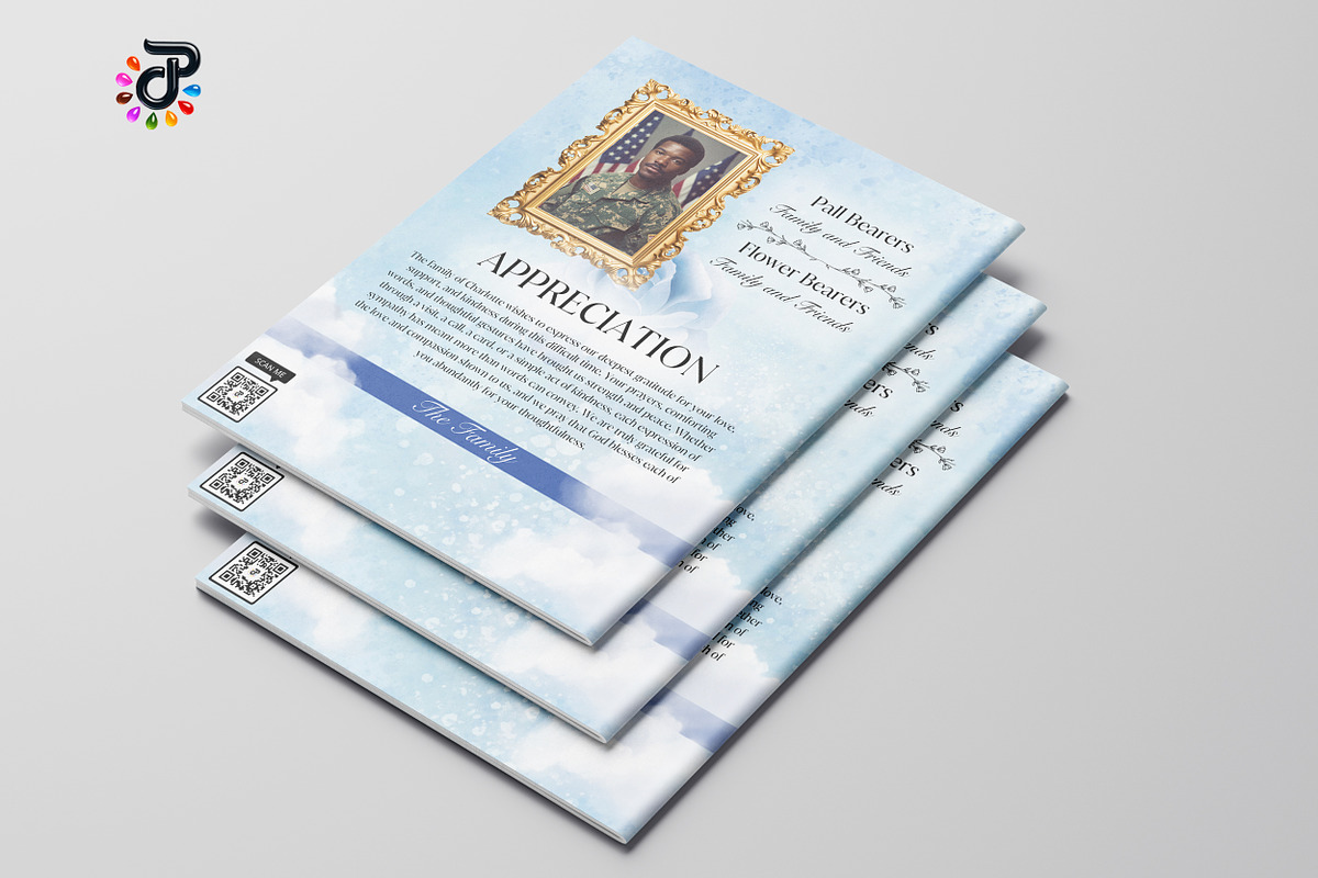 Elegant Canva Obituary Template, a Brochure Template by Protech Design ENT (Photo 9 of 9)