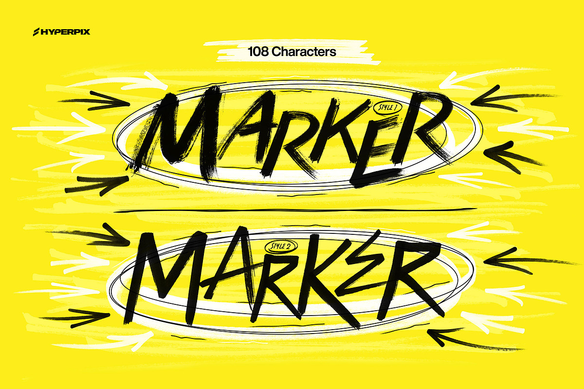 Hyper Marker - 1000+ Marker Elements, an Object Graphic by Hyperpix Productions (Photo 11 of 25)