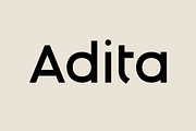 Adita – Font Family, a Sans Serif Font by Stefano Giliberti (Thumbnail 1 of 10)