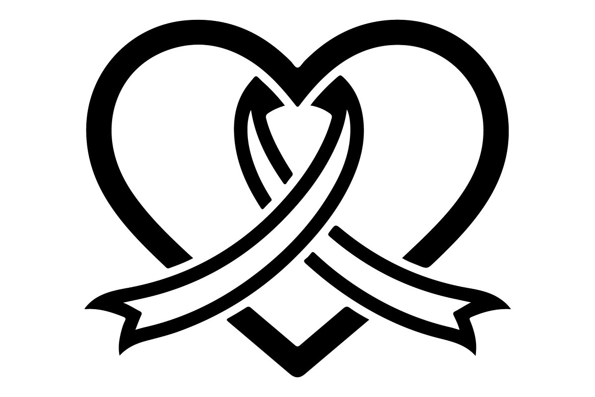 Cancer Awareness Heart Ribbon, an Object Graphic by Gfx_Store (Photo 7 of 16)