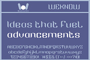 Engine of Progress font, a Font by weknow (Thumbnail 5 of 8)