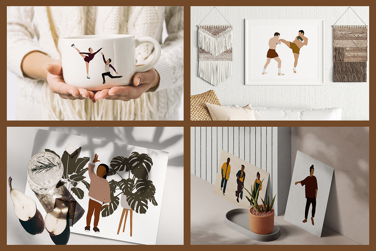 650+ ABSTRACT PEOPLE & ELEMENTS, a Person Illustration by ApetekMarket (Photo 3 of 7)