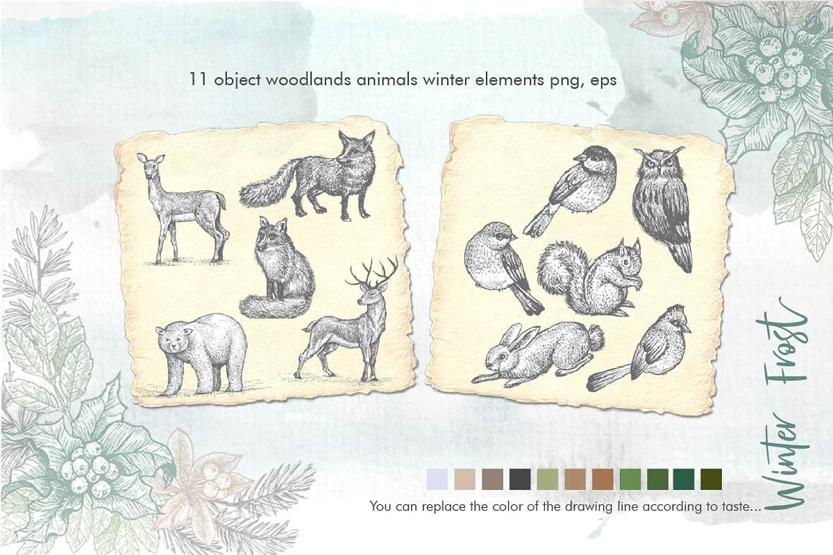 Winter Frost, an Animal Illustration by Graphobia (Photo 3 of 12)