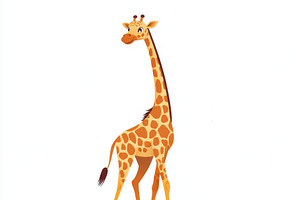 Adorable Giraffe in African Savanna, an Animal Photo by Pixeness Studio