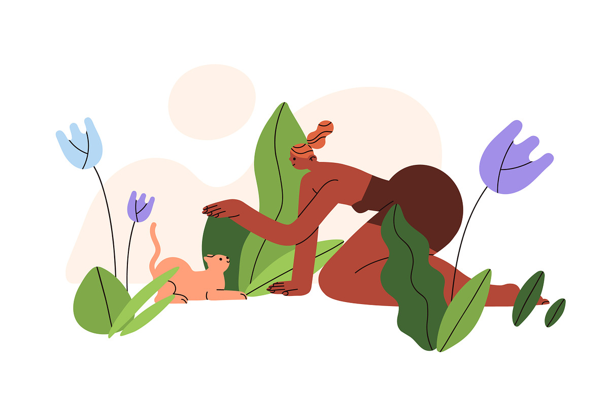 Body positive women in nature set, a Person Illustration by Good Studio (Photo 6 of 9)