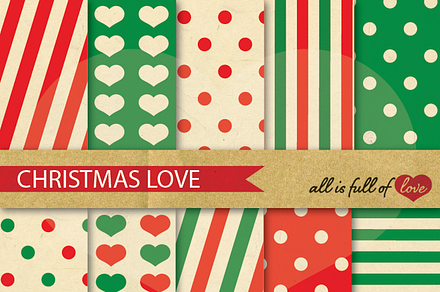 Retro Christmas Background Paper