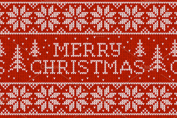 10 Merry Christmas seamless patterns preview 5