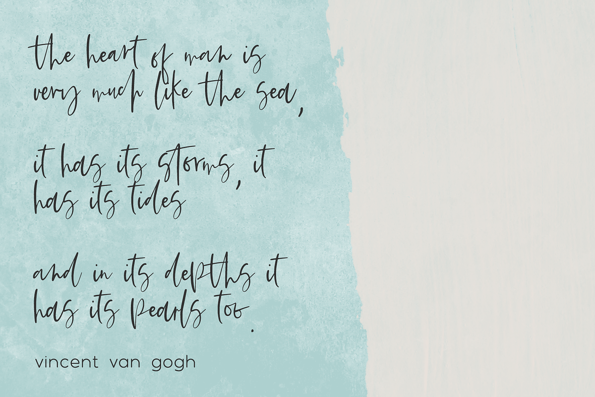 Beach Town - Handwritten Font, a Script Font by Beck McCormick (Photo 9 of 11)