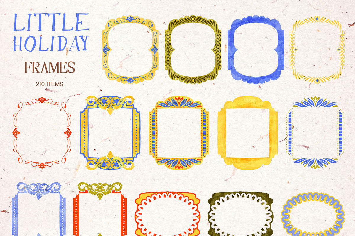 Little Holiday | Frames Clipart, an Object Graphic by GVGraphics (Photo 10 of 12)