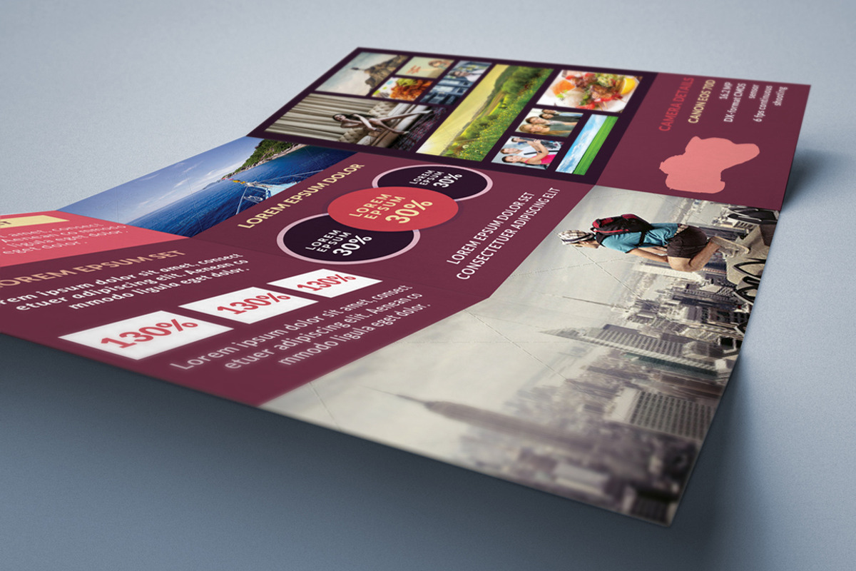 Photography Portfolio Trifold, a Brochure Template by WonderShop (Photo 2 of 3)