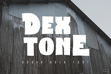 Dextone Typeface