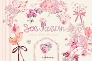 Cottage Core PNG Florals Bundle, a Decorative Illustration by whiteheartdesign (Thumbnail 3 of 48)