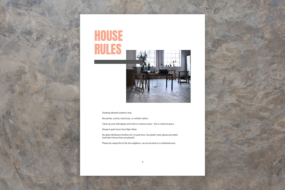 Moderno Welcome Book for Airbnb Host, a Templates & Theme by Kin Studio (Photo 12 of 16)
