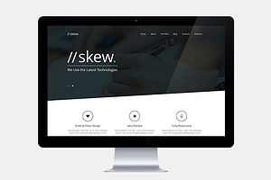 Skew - One Page & Multipage WP Theme