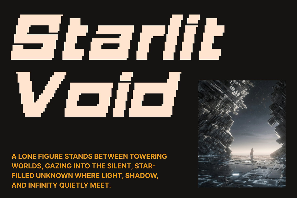 CS Bytex Pixel, a Sans Serif Font by Craft Supply Co. (Photo 7 of 8)