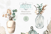 Autumn Breeze. Watercolor collection, an Object Graphic by Ana-Sakuta (Thumbnail 3 of 20)