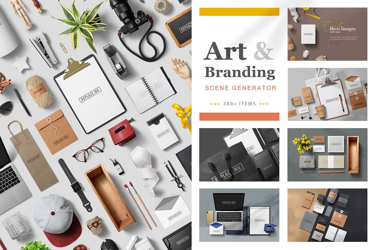 Art & Branding Scene Generator, a Packaging Mockup by h3design (Photo 1 of 14)