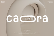 Caora Font, a Sans Serif Font by Phoenix Dungeon (Thumbnail 1 of 9)